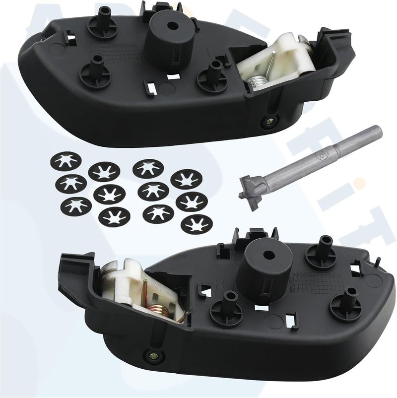 APPERFiT مقبض باب داخلي من ألياف الكربون لسيارة كامارو للجانب الأيسر للسائق والجانب الأيمن للراكب متوافق مع شيفروليه كامارو 2010 2011 2012 2013 2014 2015 - Image 4